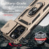 Hitaoyou Compatible with iPhone 15 Pro Case, iPhone 15 Pro Case with Camera Cover & Kickstand Military Grade Shockproof Heavy Duty Protective with...