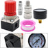 1/4" Air Compressor Pressure Regulator with Gauge 0-180 PSI Air Gauge Regulator Inline for Air Compressor and Pneumatic Tools Air Regulator (3-Way...