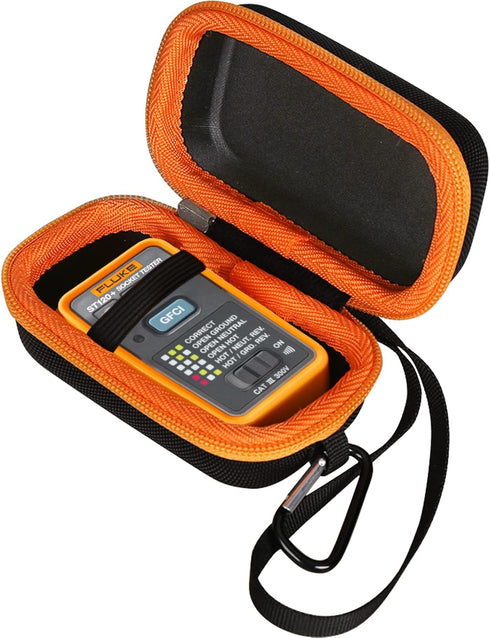 Hard Travel Carrying Case Compatible With Fluke ST120+ GFCI Socket Tester with Audible Beeper?Shockproof Storage Bag (Case Only)...