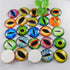 Julie Wang 20 PCS 1.18inches Mixed Style Dragon Eyes Round time gem cover Glass Cabochon Dome Dolls Jewelry Cameo Pendant Finding 30mm...