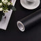 Mecpar Black Contact Paper 17.71 in × 16.4 Ft Durable Black Wallpaper Black Peel and Stick Wallpaper Self-Adhesive Removable Decorative Film Roll ...