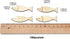 Ipotkitt 100 Pcs Random Undyed Wooden Fish Charms Old Lace Sea Animal Cutouts Unfinished Wood Summer Pieces for DIY Craft Supplies Keychain Home P...