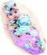 Galabloomer Newborn Baby Sleep Receiving Blanket and Bow Headband Set Baby Swaddle Blanket...
