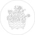 Blooms & Succulents Embroidery Pattern Transfers (set of 10 hoop designs!)...