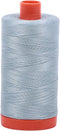 Aurifil Mako Cotton Thread Solid 50wt 1422yds Bright Grey Blue...