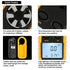 Pocket Anemometer Handheld Mini Wind Speed Temperature Gauge with Digital LCD Display for Windsurfing Kite Flying Sailing Surfing Fishing...