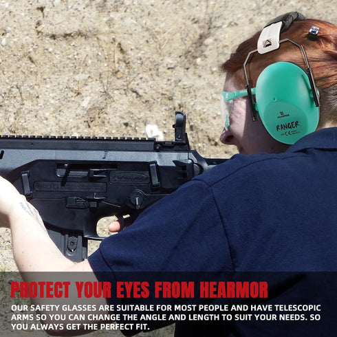 Shooting Ear Protection Earmuffs with Low Profile NRR 23 dB Noise Reduction Headphones for Gun Range and Hunting...