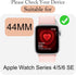 8 Pack Fvlerz Bling Case Compatible with Apple Watch Series 6 5 4 SE 44MM, Diamond Bumper Crystal Hard PC Frame for iWatch 44MM Rhinestone Face Co...