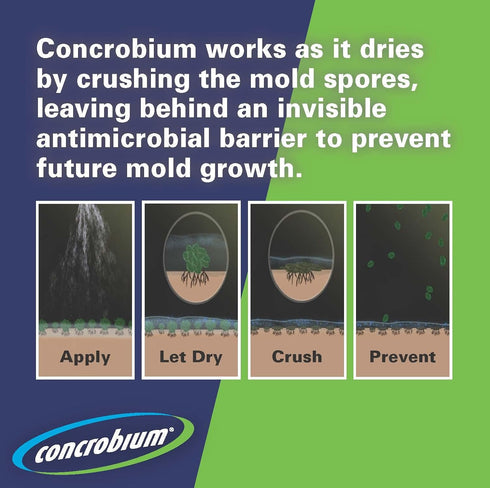Concrobium Mold Control Aerosol, 14.1 oz – Eliminates & Prevents Mold – EPA Registered, Bleach-Free, Odorless, VOC-Free – For Indoor & Outdoor Sur...
