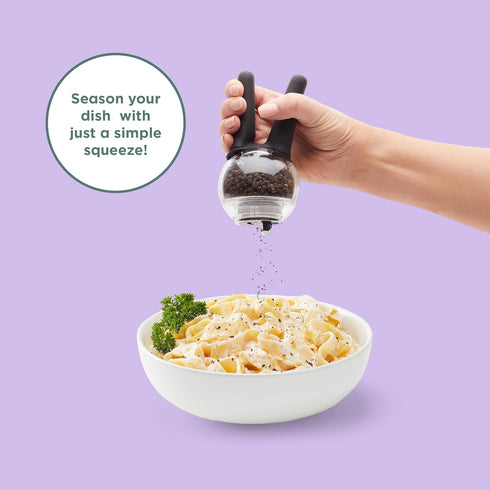 Chef'n Pepperball Pro Pepper Grinder, Salt Grinder...