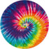 Cool Tie Dye Art Round Mouse Pad Small Gaming Mousepad Desk Mat Stitched Edges 8 X 8 Inch for Home Office...