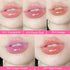 Fruit Flavored Lip Gloss Pearlised Lip Balm Clear Lip Gloss Glow Recipe & Long Lasting Hydrating Tinted Lip Pearlescent Plumping Lip Oil Cute Mini...