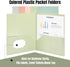 Plastic Folders with Pockets, Pack of 5, Muted Pastel Colors, Heavy Duty 2 Pocket File Folders Letter Size, Pocket Folders for School, Home, and O...