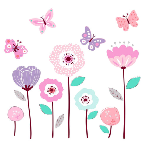 Bedtime Originals Wall Decals, Magic Garden, Multicolor...