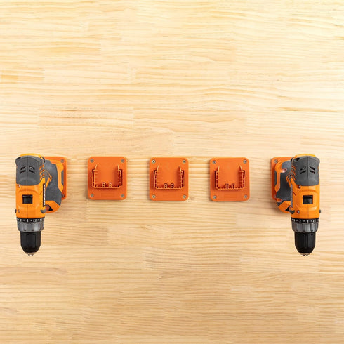 Tool Holder Mount for Ridgid AEG 18V Drill Tool Hanger Power Tool Storage -5 Pack...