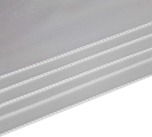 WELMATCH White Satin Table Runners 5 pcs Wedding Banquet Party Event Decoration Table Runners (White, 5)...
