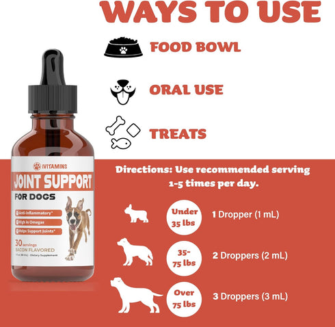 Joint Support Supplement for Dogs | Dog Hip and Joint Supplement | Supports Healthy Hips, Joints, & Much More | Dog Joint Supplement | Joint Suppl...