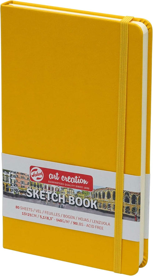 Tarens T9314-112M 441777 Art Creations Sketchbook, Drawing Notebook, 5.1 x 8.3 inches (13 x 21 cm), Golden Yellow...