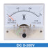 uxcell DC 0-300V Analog Panel Voltage Gauge Volt Meter 85C1 2.5% Error Margin...