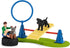 Schleich Farm World, Farm Toys for Girls and Boys Ages 3-8, 14-Piece Playset, Puppy Agility Training at the Dog Park...