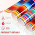 Cinco De Mayo Printed Transfer Vinyls HTV Mexican Design Heat Transfer Vinyls Serape Pattern Vinyls Striped Vinyl Sheets for Mexican Fiesta Theme ...