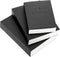 Elsjoy Set of 3 Sketchbook & Drawing Notebook, A5/A4/B5 Blank Sketch Book Travel Journal Notebook with Thick Paper for Drawing & Sketching, Black,...