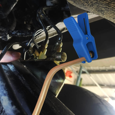 MuHize Fluid Line Stoppers - Upgraded Auto Fluid Stop Clamp Set(2024 New), Banjo Stopper, Universal Master Line Stopper Set for Brake Line, Fuel R...