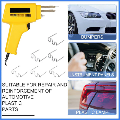 1000 Pieces Hot Staples Welding Rods Bumper Repair Welding Wire for Repair Machine Car Bumpers Dashboards Lamp Holders Plastics Rings Daily Plasti...