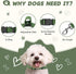 Olive Green Dog Collar and Leash Set for Medium Dogs,90% Rayon Derived from Bamboo, 10% Polyester Adjustable Dog Leash Collar Set, Medium Dog Coll...