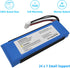 GSP872693W 3000mAh Battery Compatible with JBL Flip 3 Waterproof Bluetooth Speaker with Tools Battery Part NO Flip3 GSP872693 P763098 03 3.7V...