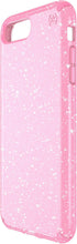 Speck 103123-6603 Products Presidio Clear + Glitter Case for iPhone 8 Plus (Also fits 7 Plus and 6S Plus/6 Plus), Bella Pink With Gold Glitter/Bel...