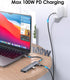 LENTION USB C Hub with 100W Charging, 4K HDMI, Dual Card Reader, USB 3.0 & 2.0 Compatible 2023-2016 MacBook Pro, New Mac Air/Surface, Chromebook, ...