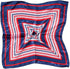 uxcell K75 Women Infinity Geometric Prints Square Shaped Neck Scarf Red Blue 5 Pack...