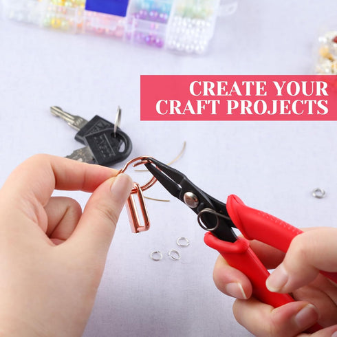 Split Ring Pliers Jump Ring Opener Ring Opening Pliers Split Ring Opening Pliers Ring Splitter Plier Jewelry Making Tools Tweezers Opener Tools fo...