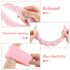 Sponge Spa Headband for Women, Makeup Headband and Wrist Washband Set Pink Skincare Facial Headband for Face Washing, Mother's Day, Teen Girl Gift...