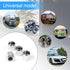 Tire Valve Stem Cap for Car, 4 Pack American Flag Pattern Anti-Rust Airtight Universal Valve Stem Covers for Cars, Vehicles, Bicycles, Trucks, Mot...