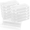 10 Pcak 6'' Plastic Storage Boxes, Small Storage Containers with Hinged Lids, Rectangle Clear Boxes for Beads, Jewelry, Game Pieces, Pens and Craf...