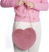 Heart Shaped Faux Fur Purse Fluffy Crossbody Bag Chain Shoulder Bag Cute Clutch Halloween Valentine Women Girls...