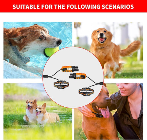 for Bousnic Dog Shock Collar Collar Charger Replacement, MEROM Power Cable Compatible with Bousnic Dog Shock Collar RS2 and RS2B, 2-in-1 DC Chargi...