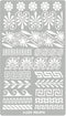 Aleks Melnyk No.36.3 Metal Journal Stencil, Greek Key, Border, Meander, Ornaments, Stainless Steel Stencil, Template Tool for Wood Burning, Pyrogr...