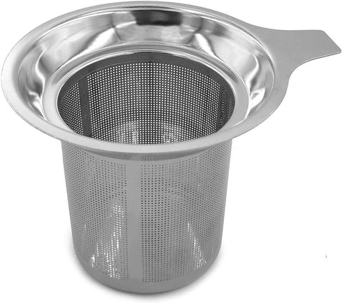 Daycount Stainless Steel Reusable Filter, Tea Baskets Mesh Coffee Espresso Strainer Dripper With Holder...