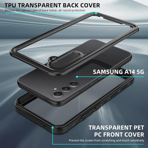 for Samsung Galaxy A34 5G Phone Case, Waterproof Case with Built-in Screen Protector, Full Body Dustproof Shockproof Rugged Heavy Duty Protection ...