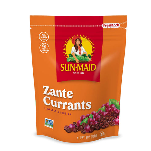 Sun-Maid California Zante Currants Snack | 8 Ounce Bags | Pack of 1 | Whole Natural Dried Fruit | No Artificial Flavors | Non-GMO | Vegan And Vege...