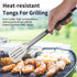 Tongs for Cooking, Spatula Tongs Set for Serving Food and Grilling, 9" and 12" Metal Tongs for Fish, Steak, Bread, Salad, Comfortable Grip, Easy t...