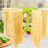 Kitchen Pasta Drying Rack Folding, iPstyle Spaghetti Drying Rack Noodle Stand with 10 Bar Handles Green...