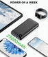 Power Bank Portable Charger - 27000mAh USB C in & Out PD Fast Charger QC3.0 22.5W 4 Outputs External Battery Pack Compatible with iPhone, Samsung,...