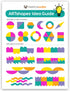 ARTshapes 840 pc Creative Paper Shapes Pack with 70+ Idea Guide - US Made Card Stock - Punch Out Funky DIY Craft Supplies for Whimsical Art Design...
