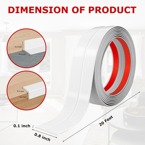 Flexible Wall Corner Protector Moulding Trim Peel and Stick Wall Corner Guards Edge Protector Self Adhesive Wall Molding Trim Strip for Wall Edge ...