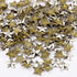 Beadsland Hotfix Iron On, Flat Back Stars Studs - 1/4" Flatback Glue on Studs 300pcs (Silver, 12x12mm)...