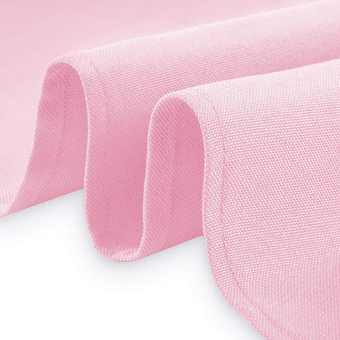 Lann's Linens - 70" Square Premium Tablecloth for Wedding/Banquet/Restaurant - Polyester Fabric Table Cloth - Pink...